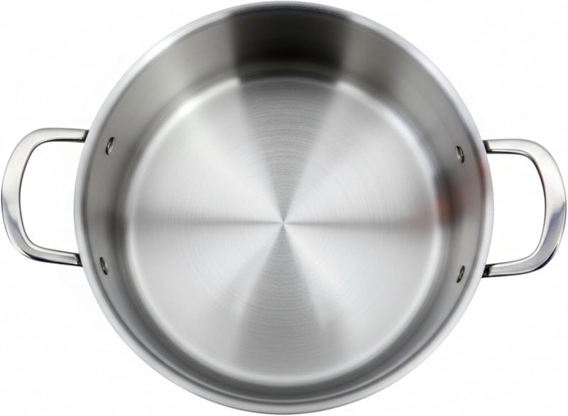 Prestige Infinity Tri Ply Stainless Steel 26cm Casserole With Lid - Induction Compatible - Image 3